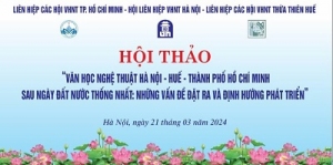 Giao lưu văn hóa và Hội thảo Văn học nghệ thuật Hà Nội - Huế - TP. Hồ Chí Minh