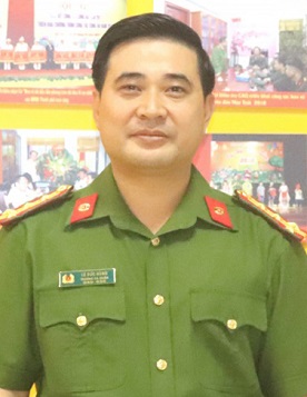 Đại Tá Lê Đức Hùng - Uỷ viên Ban thường vụ Quận ủy, Bí thư Đảng ủy, Trưởng Công an Quận Bắc Từ Liêm.